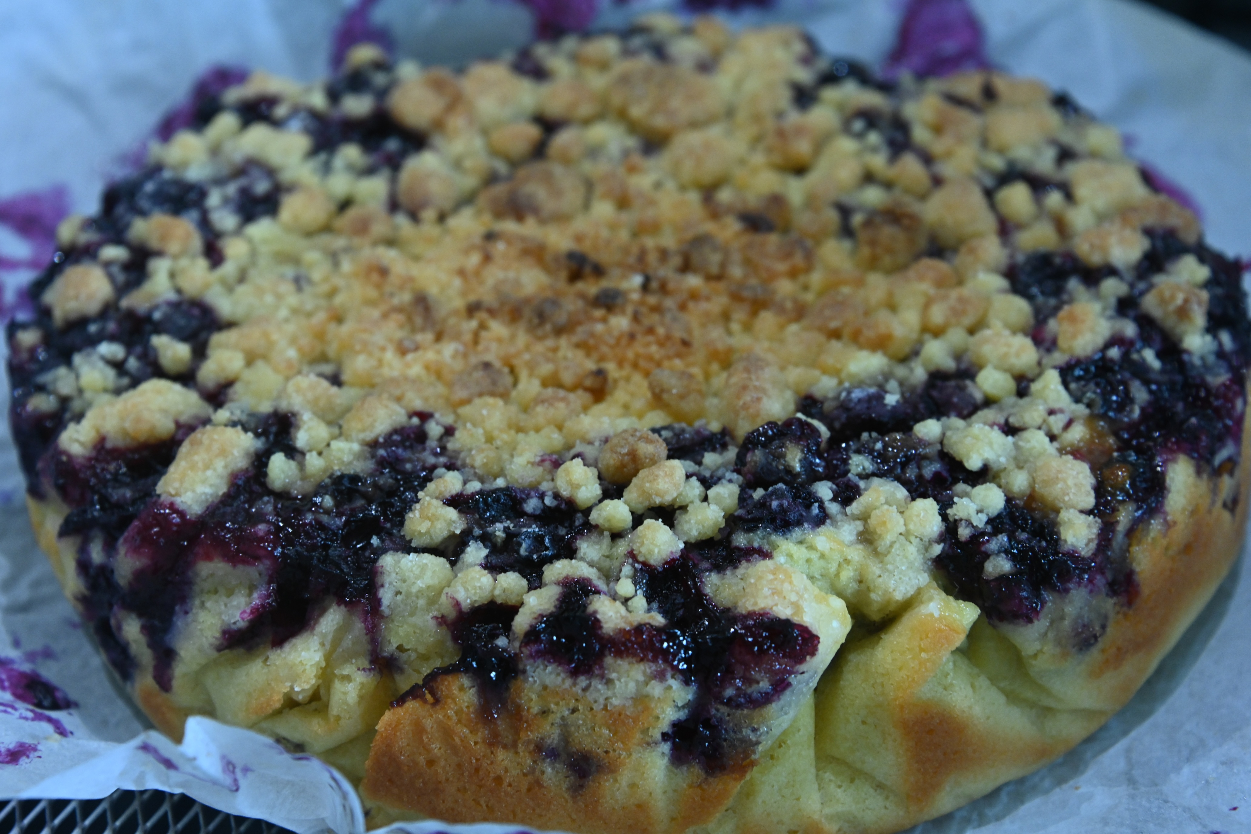 Bursting Blueberry Lemon Cake